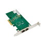 MicroConnect Carte réseau PCIe Intel I350 DUAL 1GbE SFP pour serveur - Contrôleur Intel I350 AM2, Ethernet Gigabit double port, sans pont