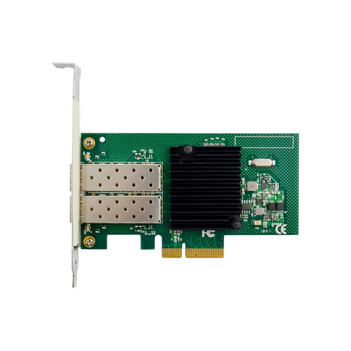MicroConnect Carte réseau PCIe Intel I350 DUAL 1GbE SFP pour serveur - Contrôleur Intel I350 AM2, Ethernet Gigabit double port, sans pont