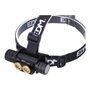 Edm Lampe frontale LED Thunder Track 3000 lm rechargeable, 5 modes, IP44, avec batterie lithium 2600 mAh