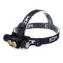 Edm Lampe frontale LED Thunder Track 3000 lm rechargeable, 5 modes, IP44, avec batterie lithium 2600 mAh