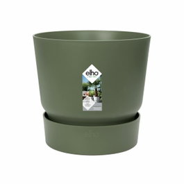 Elho Pot de fleurs rond Greenville Vert Ø 55 cm