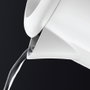 Russell Hobbs 23840-70 Bouilloire électrique de voyage - 0.85L - Plastique blanc léger - Avec double indicateur de niveau d'eau, 2 tasses et 2 cuillères