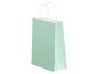 PINCELLO Sac en papier vert menta mini 18x24cm
