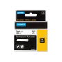 Dymo Schriftband Vinyl 18482 Noir sur Blanc