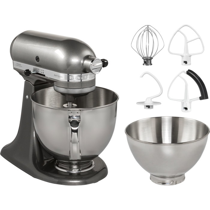 KitchenAid Artisan 5KSM175 PS EMS Robot de Cuisine Argent Medallion