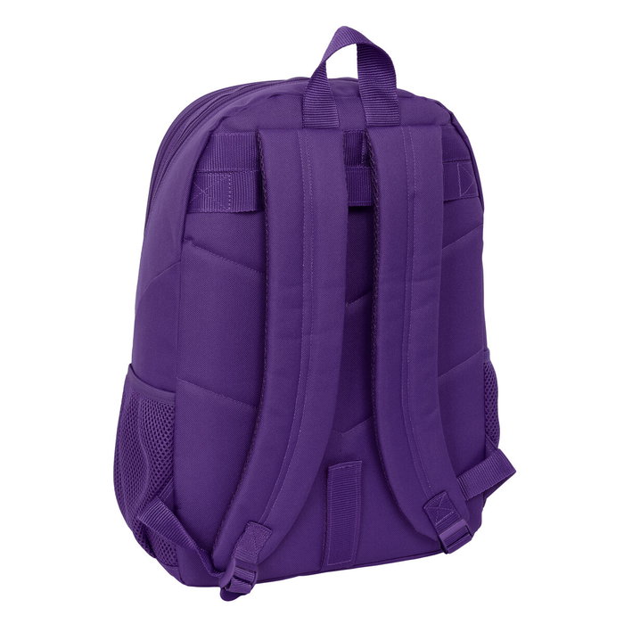Cartable Real Valladolid C.F. Blanc Violet 32 x 44 x 16 cm