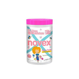 Novex Masque My Little Curls 400g pour enfants avec panthénol et huile de ricino pour boucles hydratées et nourries