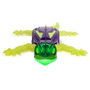 Spin Master Gecko HEX BOTS - Jouet robot lézard télécommandé qui rampe, grimpe aux murs et brille dans le noir - Avec télécommande et câble USB