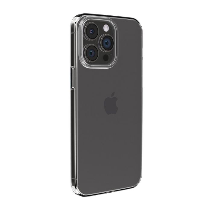 dbramante1928 - Housse iPhone 15 Pro Clear - Protection d'impact - Transparente anti-jaunissement - Compatible charge sans fil - Matériaux recyclés