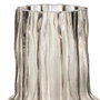 Day Vase en verre gris transparent - D.13 H.25,5 cm