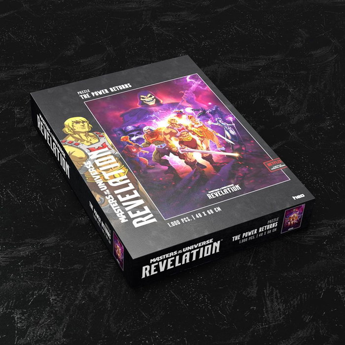 Masters of the Universe Revelation Puzzle 1000 pièces He-Man Teela Skeletor 48x68 cm