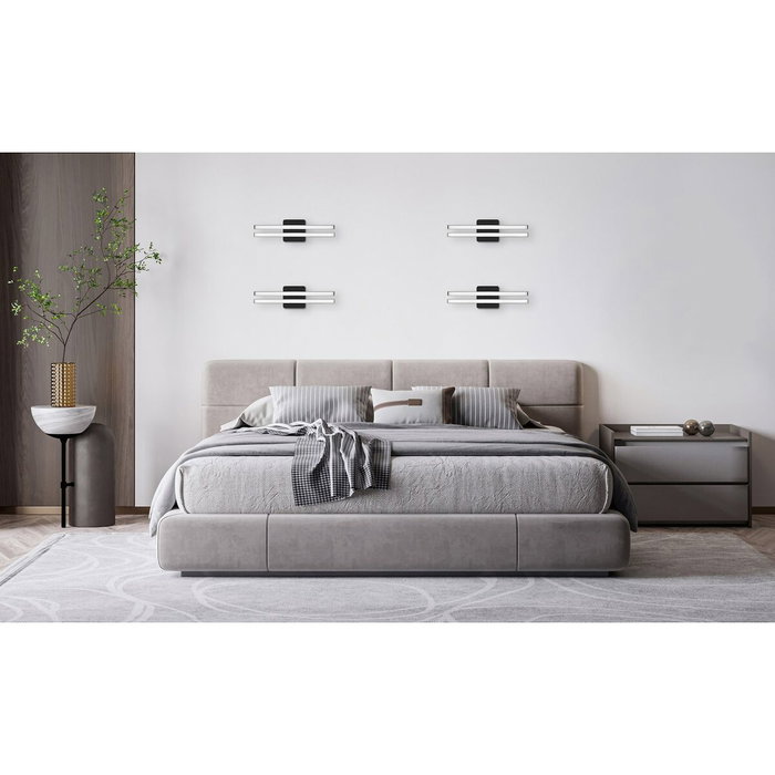 Activejet Applique LED AJE-SALY Noir Vert tendre 1100 Lm