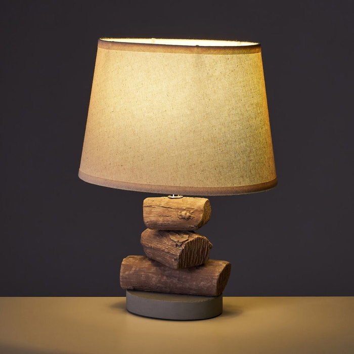 BigBuy Home Lampe de bureau Blanc Marron Beige