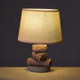 BigBuy Home Lampe de bureau Blanc Marron Beige