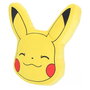 NINTENDO Coussin 3D Pikachu Pokémon 35x38x8 cm en Polyester avec Toucher Pêche - Accessoire Déco