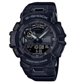 Casio G-SHOCK Montre Sport Homme Résistante aux Chocs Multifonctions Étanche 20 ATM Noir - Activité, Chronomètre, LED