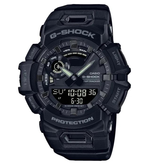 Casio G-SHOCK Montre Sport Homme Résistante aux Chocs Multifonctions Étanche 20 ATM Noir - Activité, Chronomètre, LED Casio G-SHOCK Montre Sport Homme Résistante aux Chocs Multifonctions Étanche 20 ATM Noir - Activité, Chronomètre, LED
