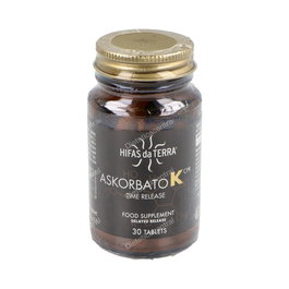 HIFAS DA TERRA Askorbato 30 comprimés - Vitamine C 1000mg à libération retardée avec polyphénols méditerranéens
