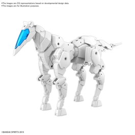 Bandai 30MM EX ARM Vehi Horse Mecha White 1/144 - Kit de maquette véhicule expansion pour 30 Minutes Missions