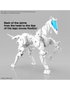 Bandai 30MM EX ARM Vehi Horse Mecha White 1/144 - Kit de maquette véhicule expansion pour 30 Minutes Missions