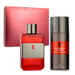 Antonio Banderas Coffret The Secret Temptation pour Homme - Eau de toilette 100 ml + Déodorant spray 150 ml