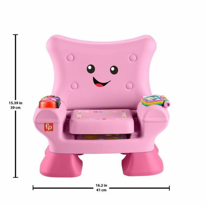 Fisher-Price Éveil Progressif Rires et Éveil - Chaise électronique rose