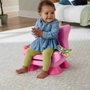 Fisher-Price Éveil Progressif Rires et Éveil - Chaise électronique rose