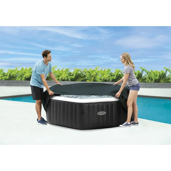 Intex Couverture Thermique pour Spa Gonflable Pure Spa Octogonal 4 Places