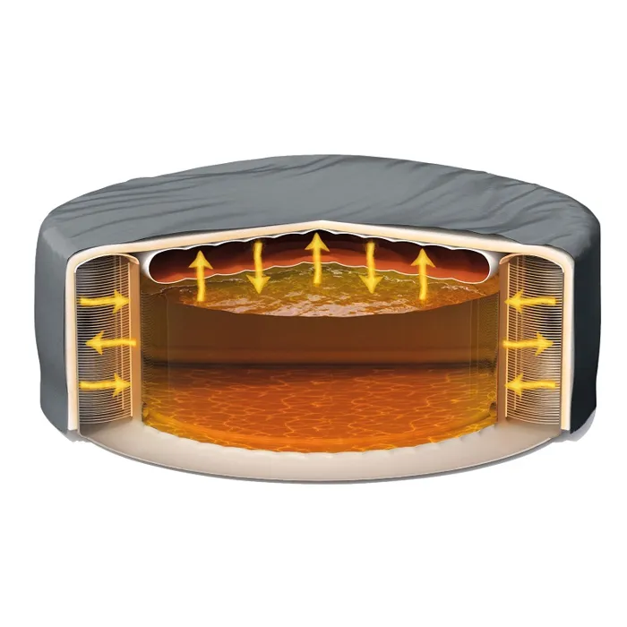 Intex Couverture Thermique pour Spa Gonflable Pure Spa Octogonal 4 Places