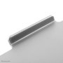 Neomounts Support NSLS050 pour Ordinateur Portable Aluminium, Pivotant 360°, Compatible 10-17 Pouces, Refroidissement, Antidérapant