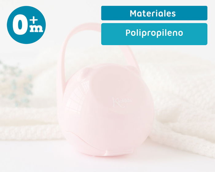 KioKids Porte-tétine avec Crochet Rose, pour Tétines, Capacité 1 Pièce, Hygiénique, Sécurisé, Lavable au Lave-vaisselle, à Partir de 0 Mois KioKids Porte-tétine avec Crochet Rose, pour Tétines, Capacité 1 Pièce, Hygiénique, Sécurisé, Lavable au Lave-vaisselle, à Partir de 0 Mois