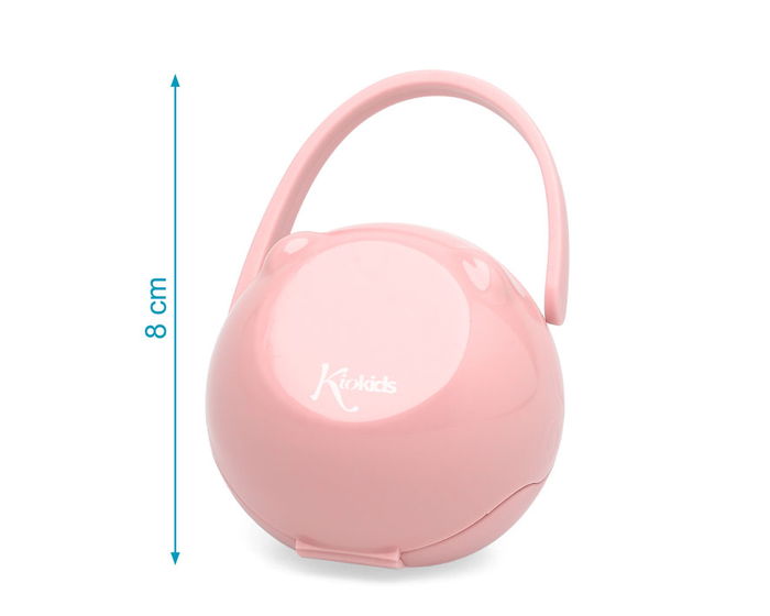 KioKids Porte-tétine avec Crochet Rose, pour Tétines, Capacité 1 Pièce, Hygiénique, Sécurisé, Lavable au Lave-vaisselle, à Partir de 0 Mois KioKids Porte-tétine avec Crochet Rose, pour Tétines, Capacité 1 Pièce, Hygiénique, Sécurisé, Lavable au Lave-vaisselle, à Partir de 0 Mois