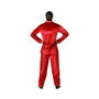 atosa Déguisement de Vampire en Costume Rouge avec Cravate pour Homme Adulte