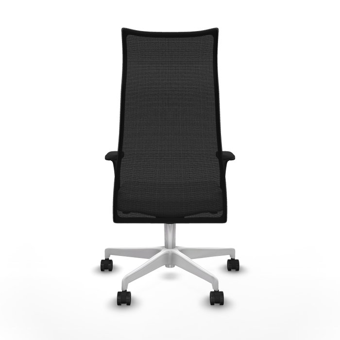 Piqueras y Crespo Chaise de Bureau Albacete Blanc et Noir