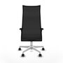 Piqueras y Crespo Chaise de Bureau Albacete Blanc et Noir