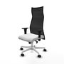 Piqueras y Crespo Chaise de Bureau Albacete Blanc et Noir