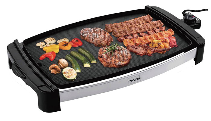 TALOX Plancha de asar eléctrica 2000 W QF-G673406 TALOX Plancha de asar eléctrica 2000 W QF-G673406
