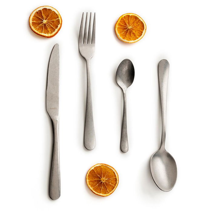 Caja 12 Cuchara Café Acero Inox Austin Retro Amefa 14,4 cm-2,5 mm