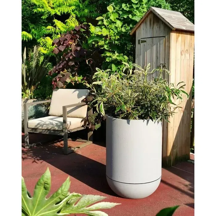 Riviera Jardinière Granit Tulipe RIV3580798153777 Plastique Diamètre 50 cm Pierre Riviera Jardinière Granit Tulipe RIV3580798153777 Plastique Diamètre 50 cm Pierre