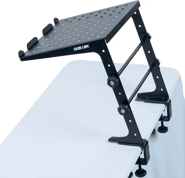QUIKLOK Support Modulaire Multi Fonction pour Clavier Table de Mixage Ordinateur Hauteur Réglable Acier