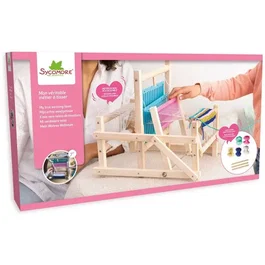 Sycomore Mon véritable métier à tisser en bois