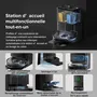 Roborock QR 598 - Aspirateur Robot Laveur avec Station Multifonctionnelle, Aspiration 8000 Pa, Technologie Anti-Enchevêtrement, Autonomie 180 min