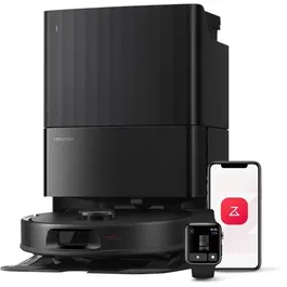 Roborock QR 598 - Aspirateur Robot Laveur avec Station Multifonctionnelle, Aspiration 8000 Pa, Technologie Anti-Enchevêtrement, Autonomie 180 min