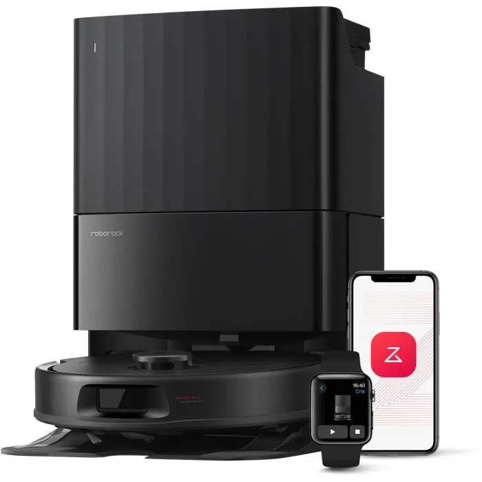 Roborock QR 598 - Aspirateur Robot Laveur avec Station Multifonctionnelle, Aspiration 8000 Pa, Technologie Anti-Enchevêtrement, Autonomie 180 min Roborock QR 598 - Aspirateur Robot Laveur avec Station Multifonctionnelle, Aspiration 8000 Pa, Technologie Anti-Enchevêtrement, Autonomie 180 min