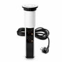 Emuca Multiconnecteur élevable Vertikal, 3 prises Schuko, 1 USB-A, 2 USB-C, Blanc