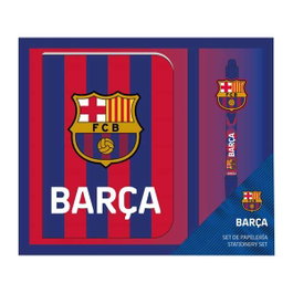 FC Barcelona Set de papeterie 25 x 3 x 24 cm - Bleu foncé - À partir de 3 ans