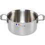 deBuyer Cocotte en acier inoxydable Affinity avec couvercle 24cm induction