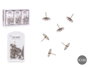 PINCELLO Set de 100 Chinchetas Métalliques