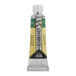 Rembrandt Peinture Aquarelle en Tube 10 ml Vert Ftalo 675