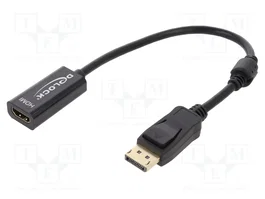 DELOCK Adaptateur DisplayPort mâle vers HDMI femelle 0,12m